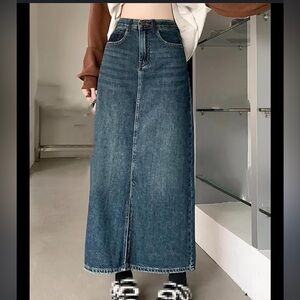 H&M denim skirt